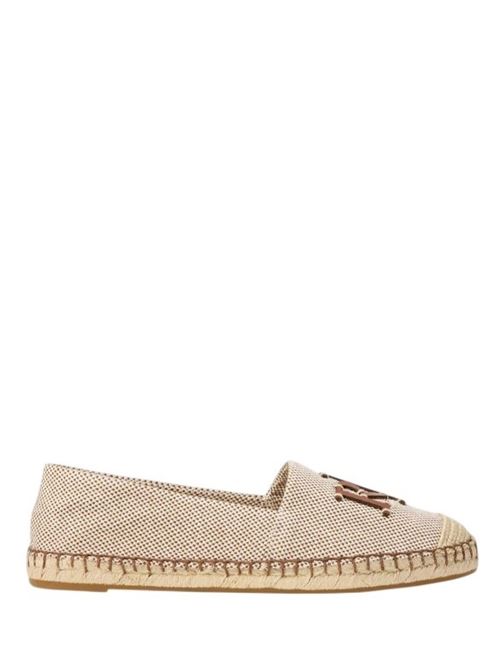 802p09065002 LAUREN RALPH LAUREN | CAMERYN LOGO-ESPADRILLES.NATURAL/TAN